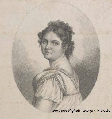 Drawing of Gertrude Righetti Giorgi